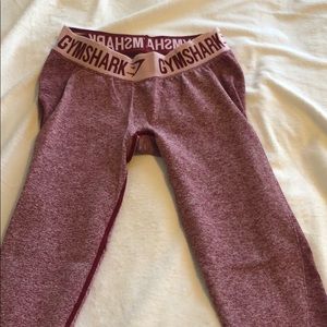 Red gymshark flex high waisted